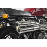 Ligne complète  ROYAL ENFIELD 650 INTERCEPTOR ET CONTINENTAL GT Zard - Version : racing, Options : sans option, Matière : inox, Embout : embout inox