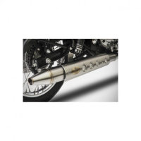SILENCIEUX BAS ROYAL ENFIELD CLASSIC 2019/2020 - Options : sans option, Version : racing, Embout : embout inox, Matière : inox 