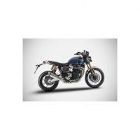 Ligne 2 en 1 basse inox Zard - Version : racing, Options : sans option, Matière : inox, Embout : embout carbone