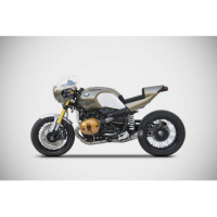 Ligne complète titane 2 en 2  BMW R Nine T Zard - Version : racing, Options : sans option, Matière : titane 