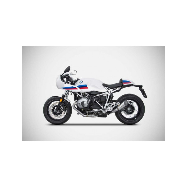 Ligne complète gp inox 2 en 1 BMW R Nine T Zard - Version : racing, Options : sans option, Matière : inox, Embout : embout inox