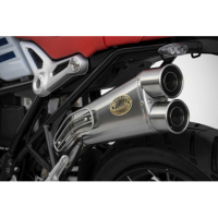Echappements inox BMW R Nine T version haute Zard - Options : sans option, Matière : inox, Embout : embout inox, Version : homologué