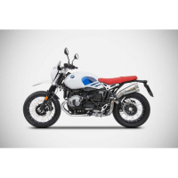 Echappements inox BMW R Nine T version haute Zard - Options : sans option, Matière : inox, Embout : embout inox, Version : homologué