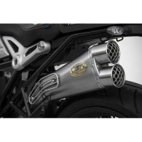 Echappements inox BMW R Nine T version haute limited Zard - Options : sans option, Version : racing, Embout : embout inox, Matière : inox