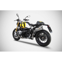 Echappements inox BMW R Nine T version haute limited Zard - Options : sans option, Matière : inox, Embout : embout inox, Version : homologué