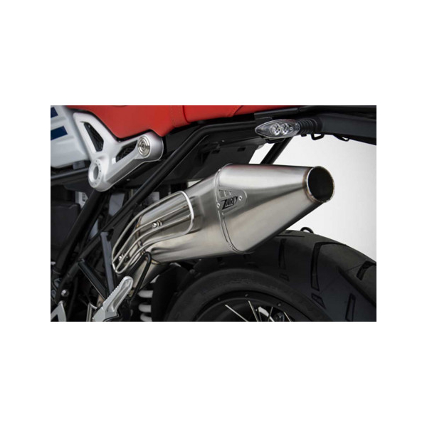 Echappements inox BMW R Nine T version r80 Zard - Options : sans option, Version : racing, Embout : embout inox, Matière : inox