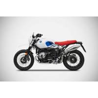 Echappements inox BMW R Nine T version r80 Zard - Options : sans option, Version : racing, Embout : embout inox, Matière : inox