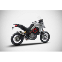 Echappement inox enveloppe et embout titane Zard - Version : racing, Options : sans option, Matière : titane, Embout : embout carbone