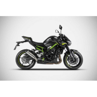 Echappement titane Kawasaki z900 Zard - Options : sans option, Matière : titane, Embout : embout carbone, Version : homologué