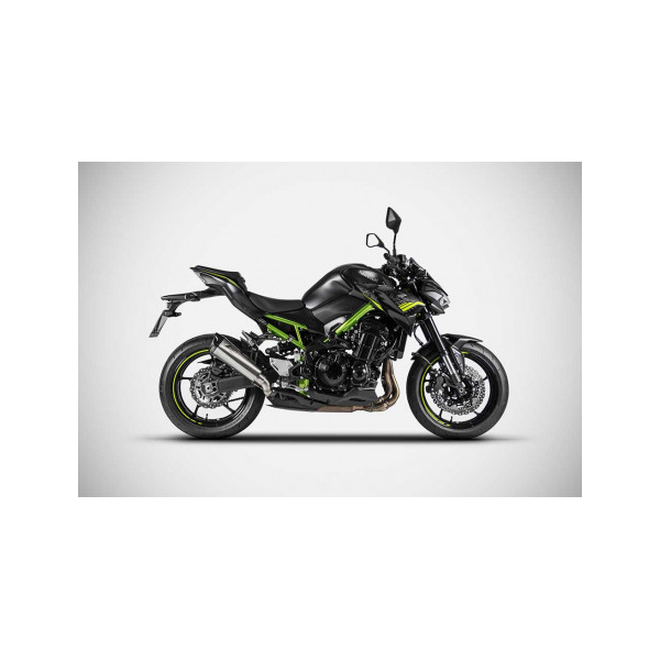 Echappement titane  Kawasaki z900 Zard - Options : sans option, Matière : titane, Embout : embout carbone, Version : homologué