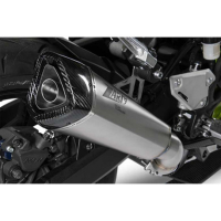Echappement titane  Kawasaki z900 Zard - Options : sans option, Matière : titane, Embout : embout carbone, Version : homologué
