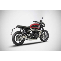 Ligne d'échappement 2 en 1 modele sp inox  Zard - Version : racing, Options : noir, Matière : inox, Embout : embout inox