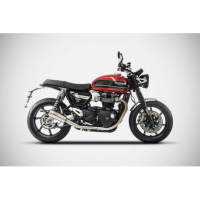 Double échappement bas inox modele sp Zard - Version : racing, Options : sans option, Matière : inox, Embout : embout inox