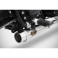 Ligne complète 2 en 2 inox Triumph bonneville Zard - Version : racing, Options : poli, Matière : inox, Embout : embout inox