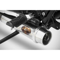 Ligne complète 2 en 2 inox Triumph bonneville Zard - Version : racing, Options : poli, Matière : inox, Embout : embout inox