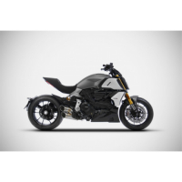Kit échappement + raccord inox diavel 1260 modele Euro 5 Zard - Version : racing, Options : sans option, Matière : inox, Embout : embout inox, Homologation : Euro 4
