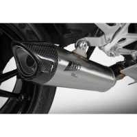 Echappement Triumph speed triple 1200 Zard - Version : racing, Options : sans option, Matière : titane, Embout : embout carbone