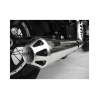 Ligne complète d'échappement inox Zard - Version : racing, Options : sans option, Matière : inox, Embout : embout aluminium