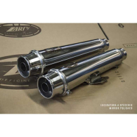 SILENCIEUX ZARD TRIUMPH STREET TWIN 2022 - Version : racing, Options : sans option, Matière : inox, Embout : embout inox