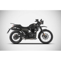 ECHAPPEMENT HAUT ZARD INOX EMBOUT CARBONE HIMALAYAN / SCRAM 41 - Options : noir, Embout : embout carbone, Matière : aluminium, Version : homologué