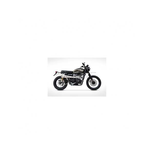 Ligne complète inox special edition Zard - Version : racing, Matière : inox, Embout : embout inox, Options : pare chaleur noir