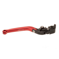 LEVIER DE FREIN CNC RACING - MODÈLE REPLIABLE LONG - Couleur : ROUGE