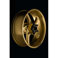 ROUE ARRIERE 17 X 5.50 ALUMINIUM FORGE  POUR VERSION MONOBRAS PIEGA R - Couleur : OR 