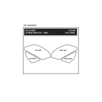 Grips De Reservoir Stompgrip Yamaha R1 - Couleur : NOIR/TRANSPARENT