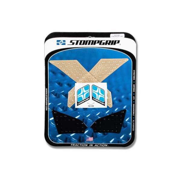 Grips De Reservoir Stompgrip Honda Nc 700 X - Couleur : NOIR/TRANSPARENT