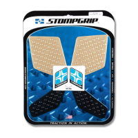 Grips De Reservoir Stompgrip Honda Cb 500 X - Couleur : NOIR/TRANSPARENT 