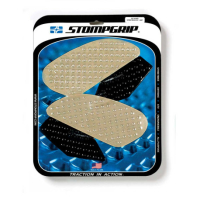 Grips De Reservoir Stompgrip Honda Vfr 800 - Couleur : NOIR/TRANSPARENT 