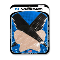 Grips De Reservoir Stompgrip Kawasaki Versys 1000 - Couleur : NOIR/TRANSPARENT 