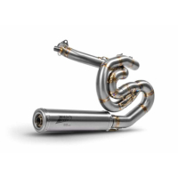 Ligne complète d'échappement inox carbone Zard - Version : racing, Options : sans option, Embout : embout inox, Matière : carbone 