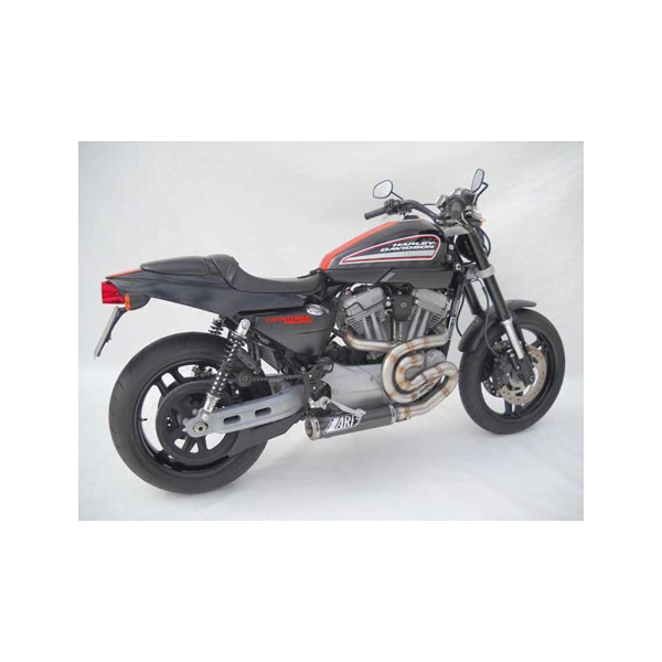 Ligne complète d'échappement titane carbone Zard - Version : racing, Options : sans option, Embout : embout inox, Matière : carbone