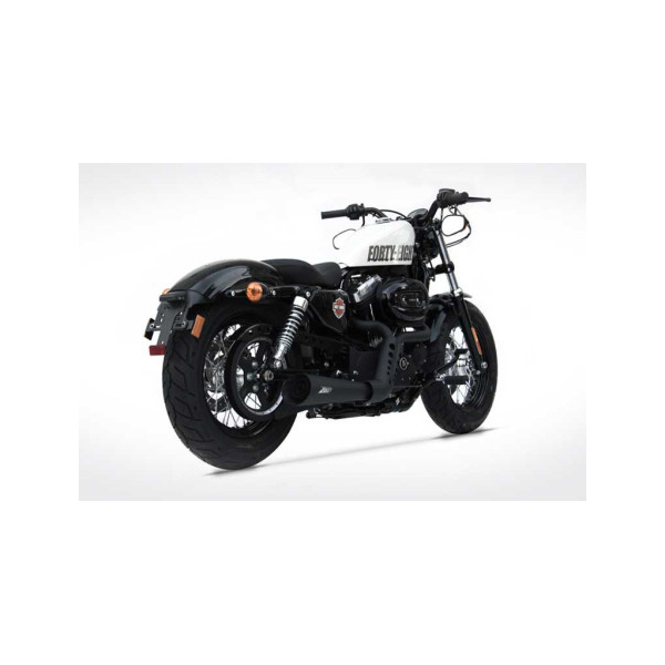 Ligne complète d'échappement inox Kit sport Zard - Options : sans option, Matière : inox, Embout : embout inox, Version : homologué