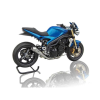Echappements inox Zard TRUMPH - Version : racing, Options : sans option, Matière : inox, Embout : embout inox 
