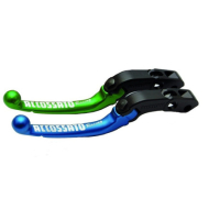 LEVIER DE FREIN REPLIABLE VERSION POUR MC ACCOSSATO OU BREMBO - Couleur : ORANGE, Type : Long, Taille : 20 