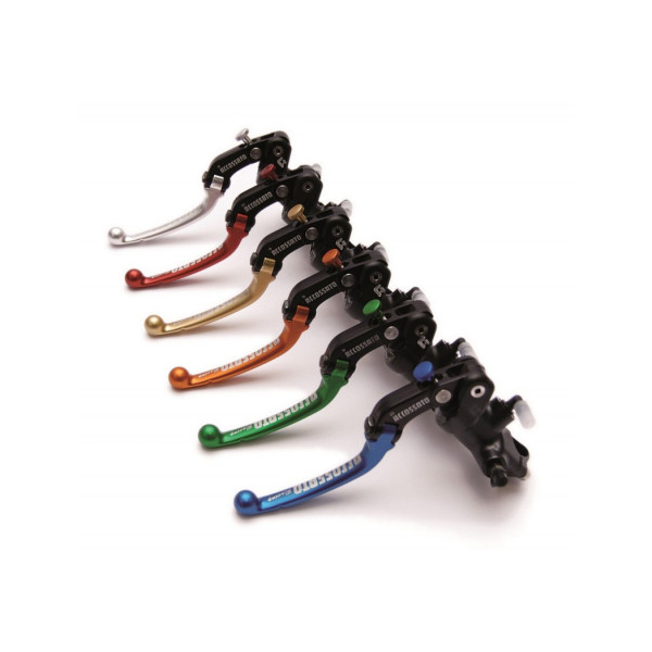 PRS FREIN MAITRE CYLINDRE NOIR 16 X 17-18-19 LEVIER FIXE - Couleur : VERT, Type : Long