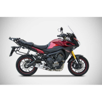 Ligne complète d'échappement inox mt09 tracer Zard - Version : racing, Options : sans option, Matière : inox, Embout : embout inox