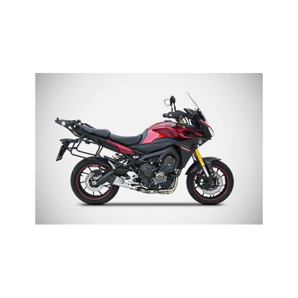 Ligne complète d'échappement inox mt09 tracer Zard - Version : racing, Options : sans option, Matière : inox, Embout : embout inox