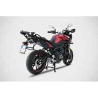 Ligne complète d'échappement inox mt09 tracer Zard - Options : sans option, Matière : inox, Embout : embout carbone, Version : homologué