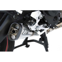 Ligne complète d'échappement inox mt09 tracer Zard - Options : noir, Matière : inox, Embout : embout inox, Version : homologué