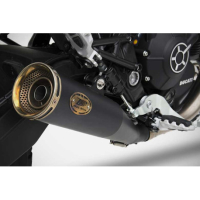 Echappement bas inox Zuma Zard - Version : racing, Options : sans option, Matière : inox, Embout : embout bronze 