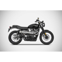 Ligne d'échappement tiger 70 haut inox Zard - Version : racing, Options : sans option, Matière : inox, Embout : embout inox