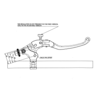 LEVIER D EMBRAYAGE REGLABLE REPLIABLE AVEC COCOTTE ALU TAILLE MASSE BONAMICI - Taille : 32, Couleur : BRONZE
