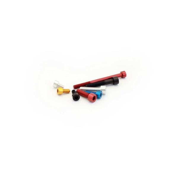 VIS ERGAL TCEI M4X10 - Couleur : Rouge, Longueur : Longeur 8, Diamètre : Diamètre M5