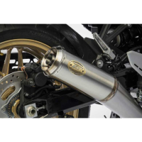 Ligne complète d'échappement inox 4 en 1 Kawasaki z900rs Zard - Options : noir, Matière : inox, Embout : embout inox, Version : homologué