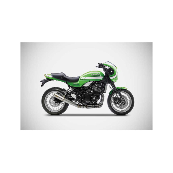 Ligne complète d'échappement titane 4 en 1 Kawasaki z900rs Zard - Options : sans option, Matière : titane, Embout : embout inox, Version : homologué