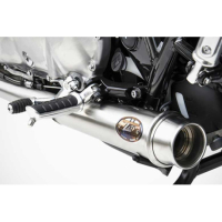 Ligne Echappement court Triumph t120 Zard - Options : noir, Matière : inox, Embout : embout inox, Version : homologué