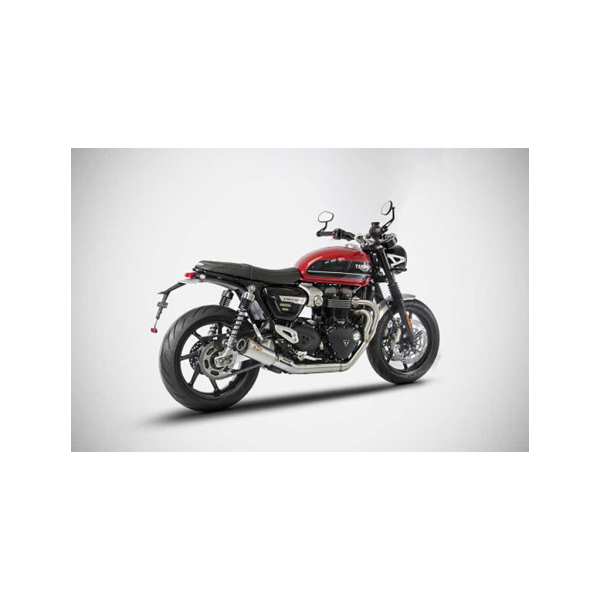 Ligne d'échappement 2 en 1 modele sp inox  Zard - Version : racing, Options : sans option, Matière : inox, Embout : embout inox